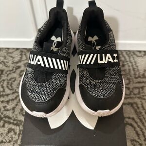 Under Armour Black and White Sneakers